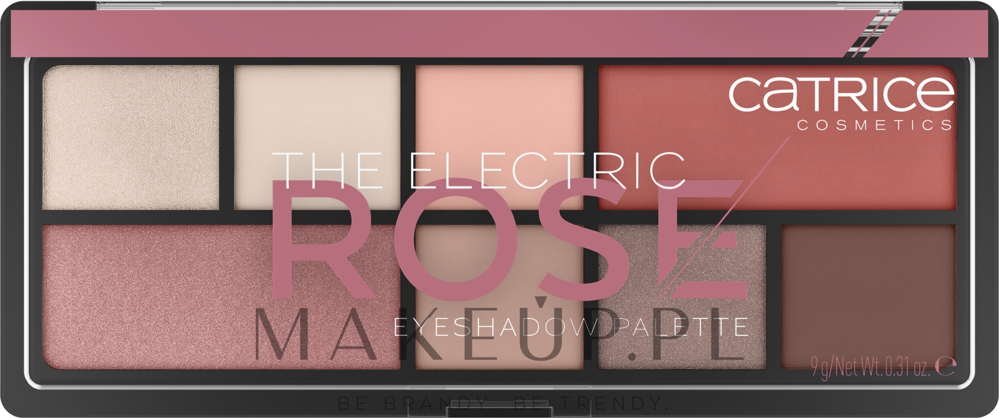 Paleta cieni do powiek - Catrice The Electric Rose Eyeshadow Palette — Zdjęcie 9 g