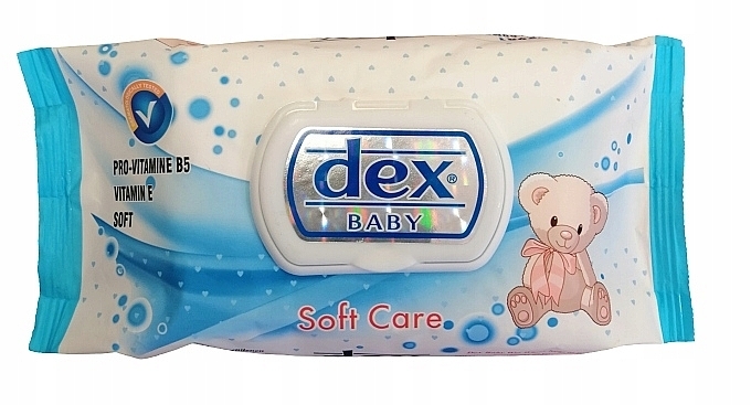 Chusteczki nawilżane dla dzieci, 72 szt. - Dex Baby Soft Care Wet Wipes — Zdjęcie N1