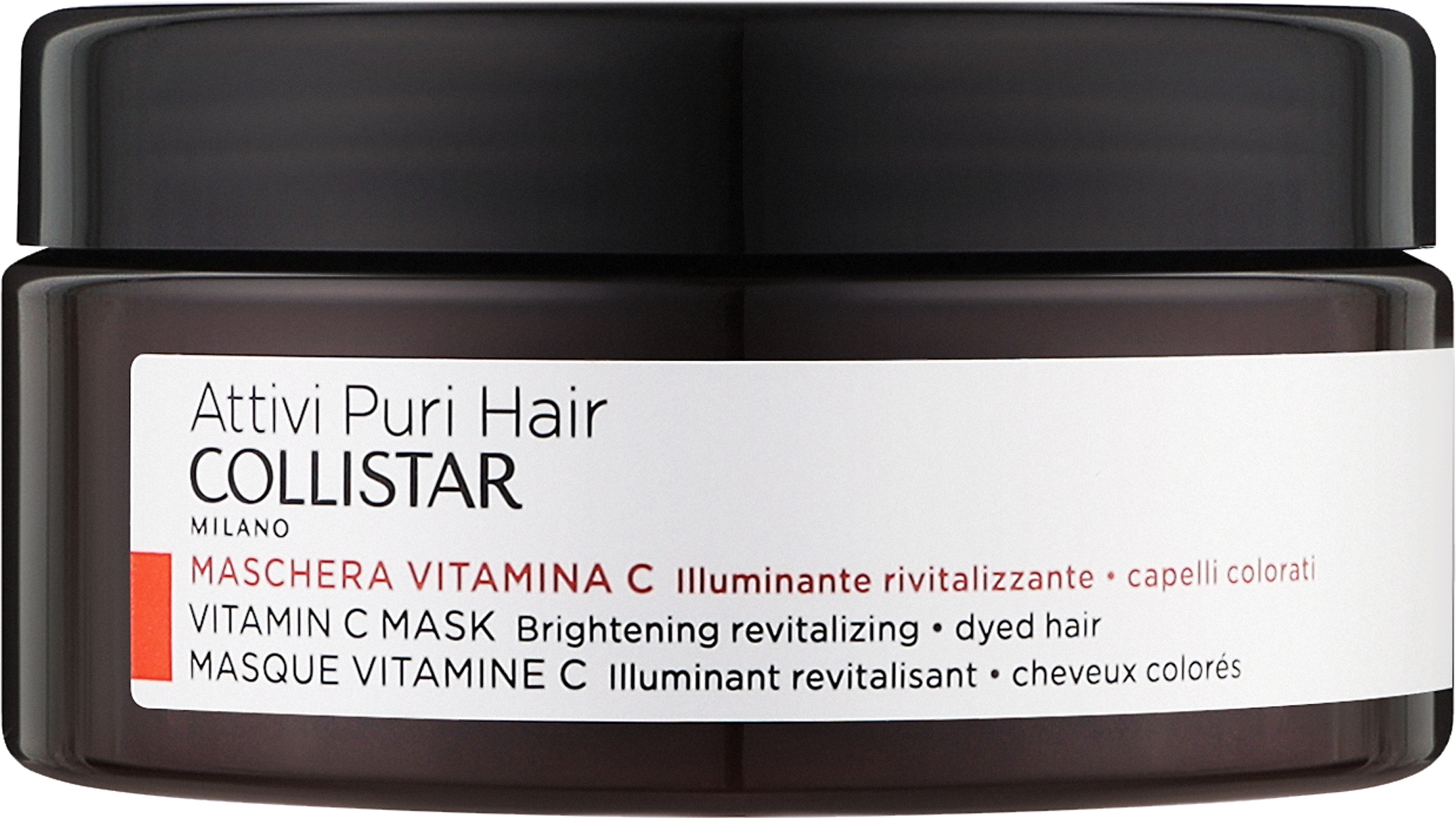 Maska do włosów z witaminą C - Collistar Attivi Puri Hair Vitamin C Mask — Zdjęcie 200 ml