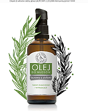 Olej laurowy z ziołami do włosów zniszczonych i wypadających - E-Fiore Natural Hair Oil — Zdjęcie N1