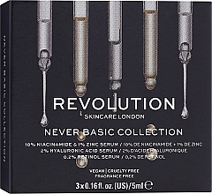 Kup Zestaw - Revolution Skincare Starter Pack Never Basic (ser/3x5ml)