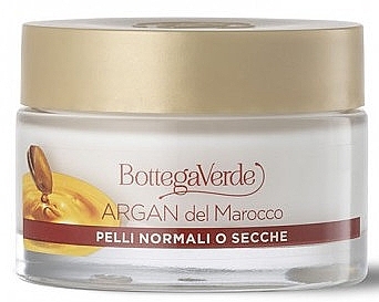 Krem przeciwstarzeniowy z arganem do skóry normalnej i suchej - Bottega Verde Argan del Marocco Face Cream — Zdjęcie N1