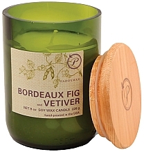 Świeca zapachowa Figi i wetyweria - Paddywax Eco Green Recycled Glass Candle Bordeaux Fig & Vetiver — Zdjęcie N1