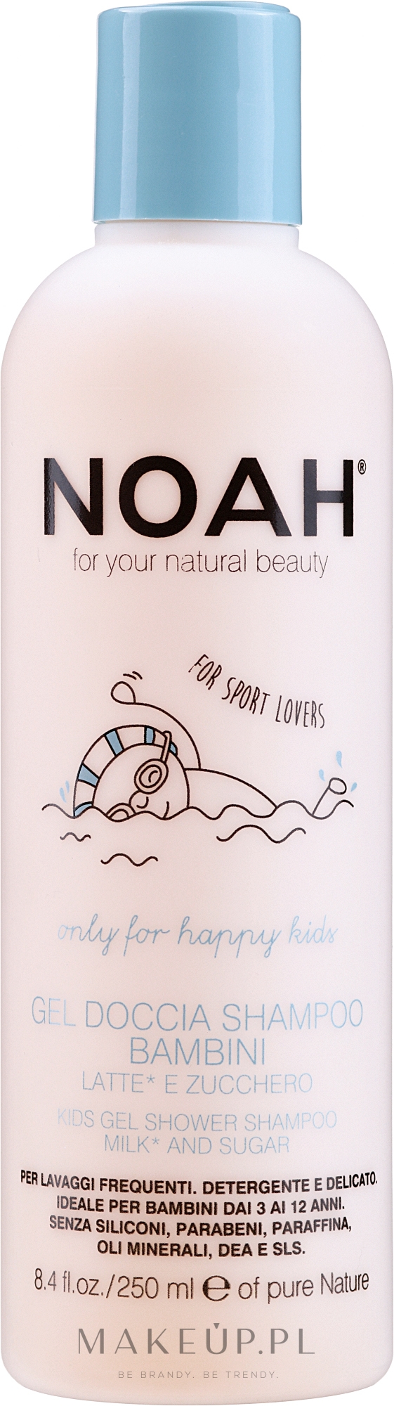Żel pod prysznic i szampon dla dzieci - Noah Kids Gel Shower Shampoo — Zdjęcie 250 ml