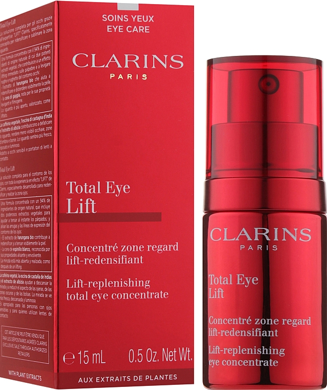 Liftingujący koncentrat do pielęgnacji okolic oczu - Clarins Total Eye Lift Concentrate — Zdjęcie N2