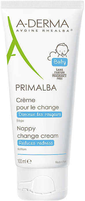 Krem do zmieniania pieluch - A-Derma Primalba Nappy Change Cream — Zdjęcie N1