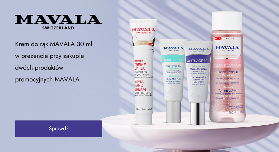 Krem do rąk MAVALA 30 ml w prezencie przy zakupie dwóch produktów promocyjnych MAVALA.