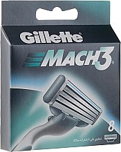 Wymienne wkłady do maszynki, 8 szt. - Gillette Mach3 — Zdjęcie N5