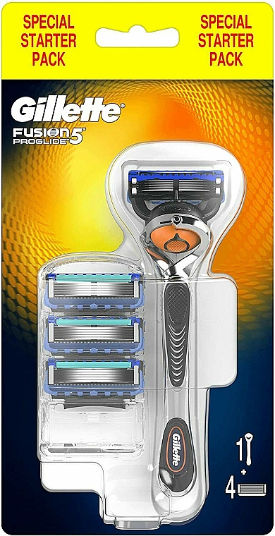Golarka z 4 wymiennymi ostrzami - Gillette Fusion5 ProGlide FlexBall Technology Razor — Zdjęcie N1