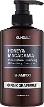 Kup Balansująco-odświeżający szampon do włosów Różowy grejpfrut - Kundal Honey & Macadamia Pink Grapefruit Shampoo