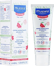 Kojący krem nawilżający do twarzy dla dzieci - Mustela Bebe Face Soothing Moisturizing Cream Very Sensitive Skin — Zdjęcie N2