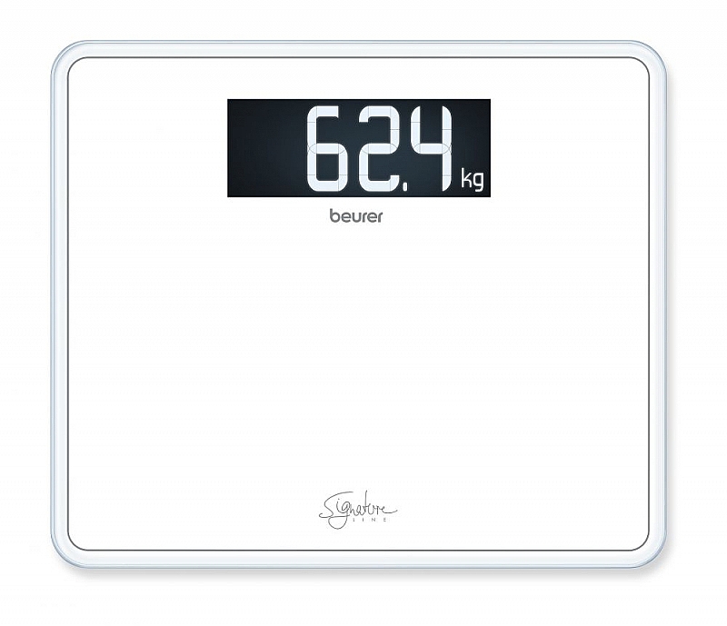 Szklana waga, biała - Beurer GS 410 Signature Line — Zdjęcie N2