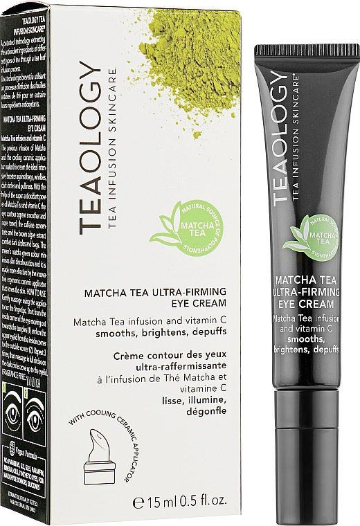 Ujędrniający krem pod oczy z ekstraktem z matchy - Teaology Matcha Tea Ultra-Firming Eye Cream — Zdjęcie N2