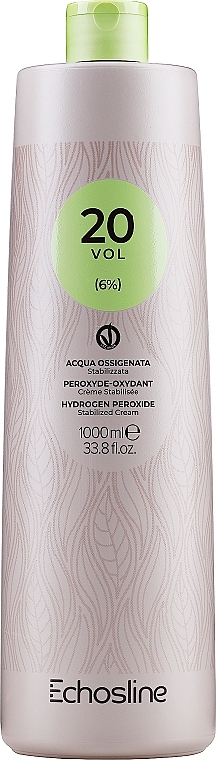 Krem-utleniacz - Echosline Hydrogen Peroxide Stabilized Cream 20 vol (6%) — Zdjęcie N7