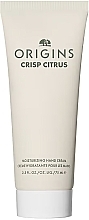 Nawilżający krem do rąk z cytrusami - Origins Crisp Citrus Moisturizing Hand Cream — Zdjęcie N1