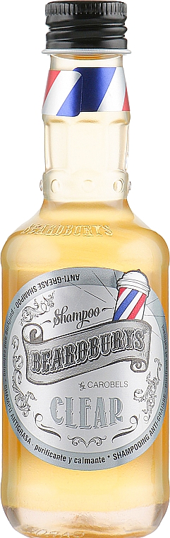 Szampon oczyszczający do włosów przetłuszczających się - Beardburys Clear Shampoo