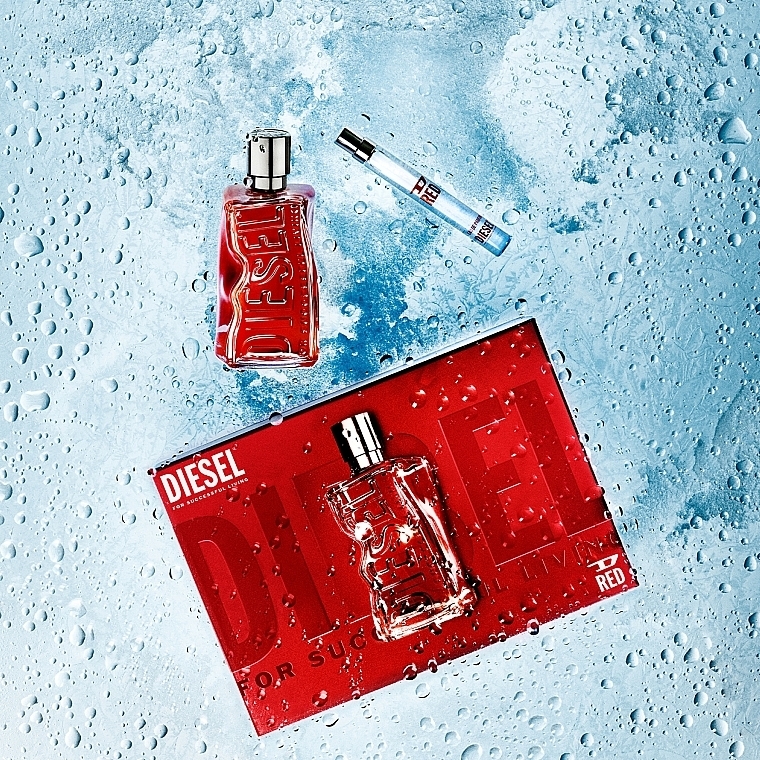 Diesel D Red - Zestaw (edp/50 ml + edp/10 ml) — Zdjęcie N3