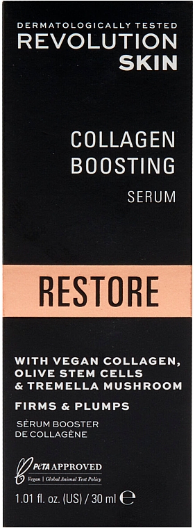 Rewitalizujące serum do twarzy - Revolution Skin Restore Collagen Boosting Serum — Zdjęcie N3