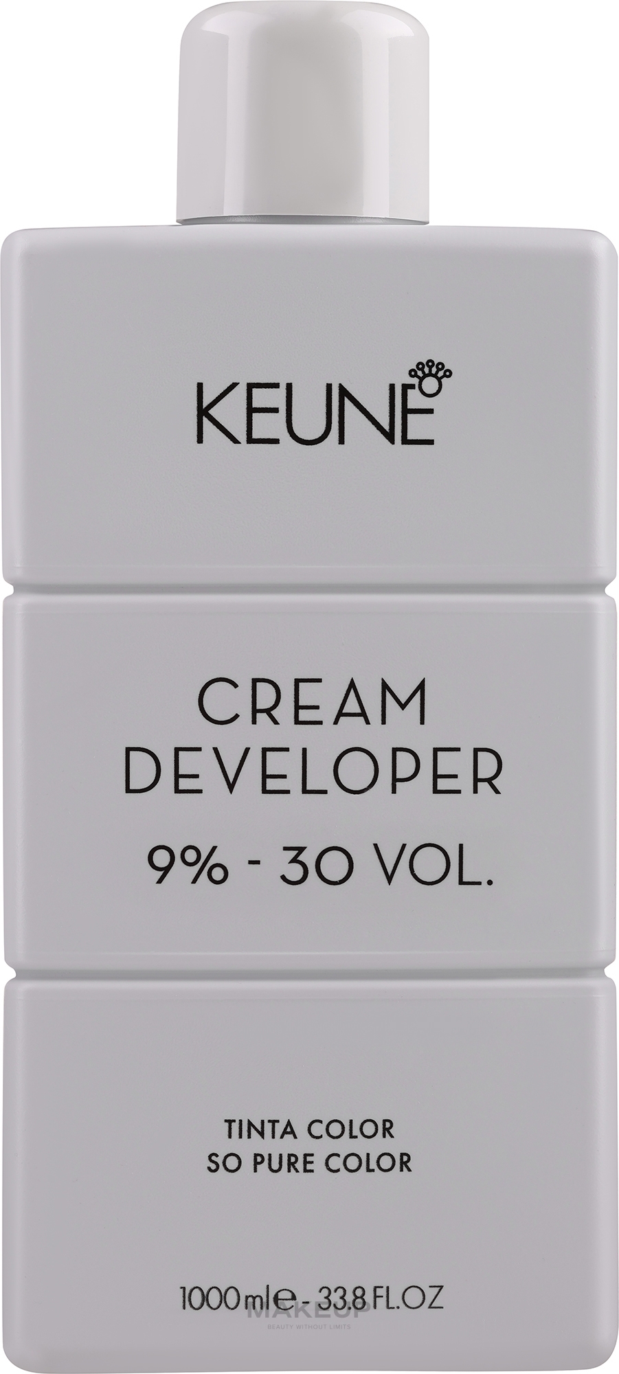 Krem-utleniacz 9% - Keune Tinta Cream Developer 9% 30 Vol — Zdjęcie 1000 ml