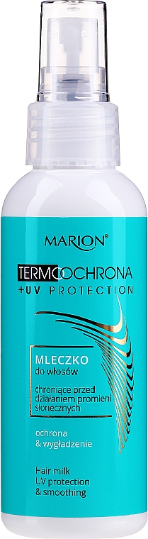 Mleczko do włosów chroniące przed działaniem promieni słonecznych - Marion UV Protection & Smoothing Hair Milk — Zdjęcie N1