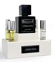 Brecourt Ambre Noir - Zestaw (edp 100 ml + edp 2 x 7 ml + edp 2 x 5 ml) — Zdjęcie N1