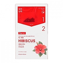 Maska z ekstraktem z hibiskusa - Holika Holika Instantly Brewing Tea Bag Mask — Zdjęcie N1