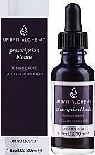 Tonujące krople do włosów blond - Urban Alchemy Opus Magnum Prescription Blonde — Zdjęcie N2