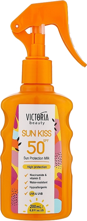 Mleczko do ciała z filtrem przeciwsłonecznym - Victoria Beauty Sun Kiss Sun Protective Milk SPF50 — Zdjęcie N1