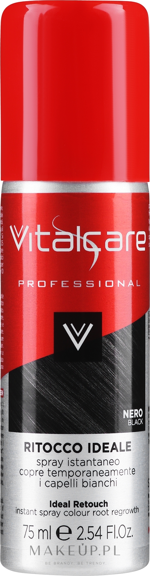 Spray do błyskawicznego przywracania koloru - VitalCare Ideal Retouch Instant Spray Colour — Zdjęcie Black