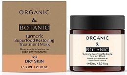 Kup Rewitalizująca maseczka do twarzy z kurkumą - Organic & Botanic Turmeric Superfood Restoring Treatment Mask