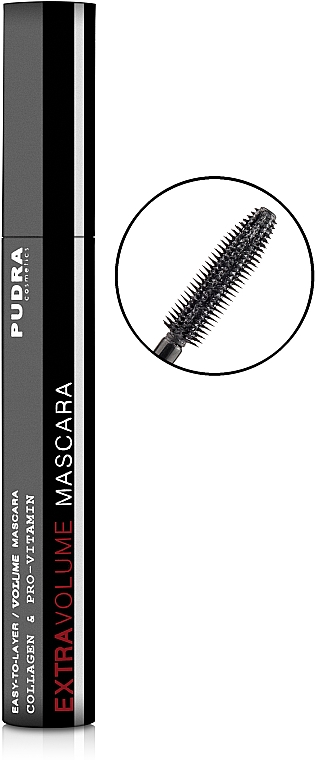 Zestaw - Pudra Cosmetics Try It Kit (mascara/10ml + pencil/3ml) — Zdjęcie N4
