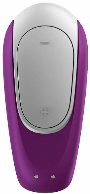 Wibrator podwójny, fioletowy - Satisfyer Double Fun Partner Vibrator Violet — Zdjęcie N3