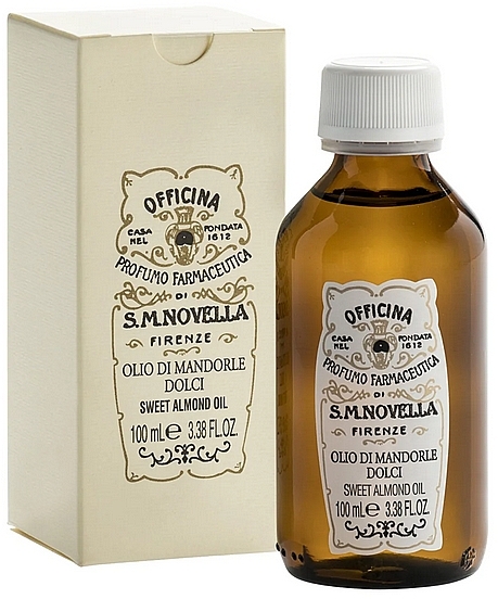 Olejek migdałowy do twarzy, ciała i włosów - Santa Maria Novella Sweet Almond Oil — Zdjęcie N1