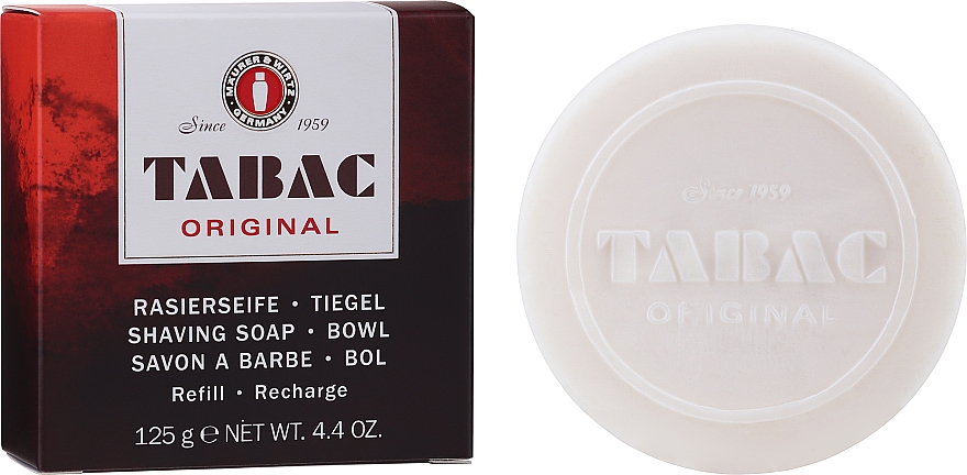 Maurer & Wirtz Tabac Original Refill Bowl - Mydło do golenia w kostce (wymienny wkład) — Zdjęcie N2