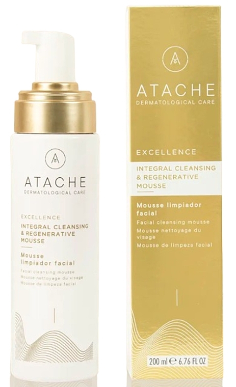 Pianka oczyszczająca z kwasami AHA - Atache Excellence Integral Cleansing & Regenerative Mousse — Zdjęcie N3