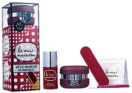 Kup Zestaw do manicure żelowego - Le Mini Macaron Cassis (gel/polish/10ml + wipes/10pcs + file/1pcs + pusher/1pcs + lamp)