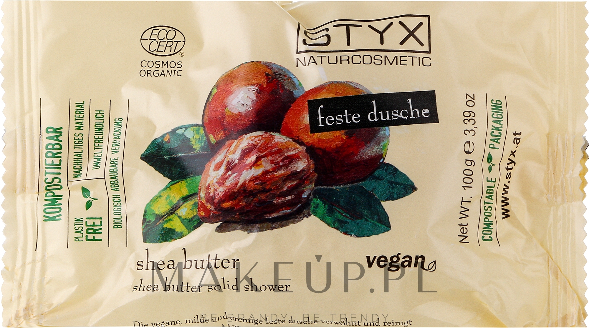 Mydło pod prysznic w kostce z masłem shea - Styx Naturcosmetic Shea Butter Solid Shower — Zdjęcie 100 g