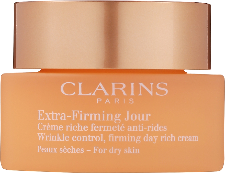 Intensywnie ujędrniający krem na dzień do skóry suchej - Clarins Extra-Firming Day Rich Cream For Dry Skin — Zdjęcie N2