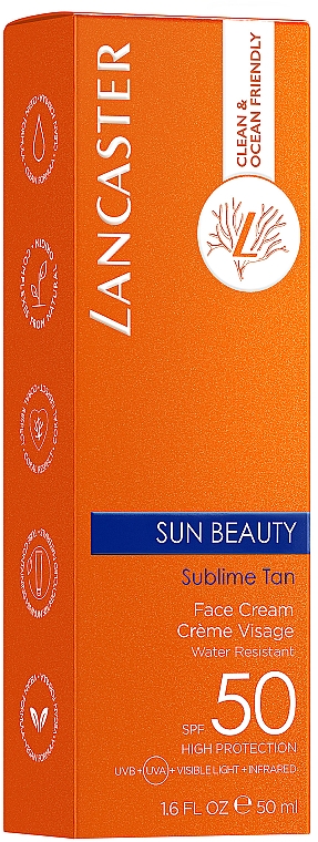 Krem przeciwsłoneczny do twarzy - Lancaster Sun Beauty SPF50 — Zdjęcie N3