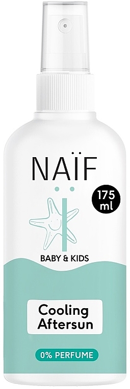 Chłodzący spray po opalaniu, bezzapachowy - Naif Baby & Kids Cooling Aftersun Spray 0% Perfume — Zdjęcie N1