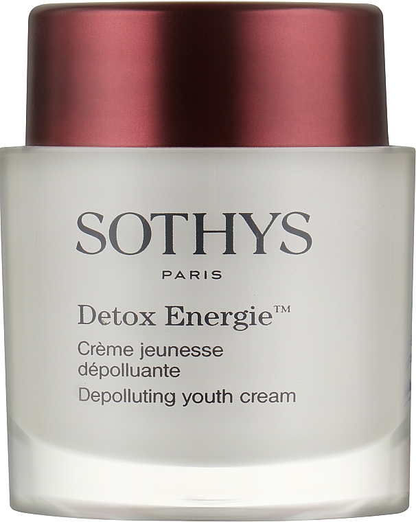 Odmładzający, dodający energii krem detoksykujący do twarzy - Sothys Detox Energie Depolluting Youth Cream — Zdjęcie N1