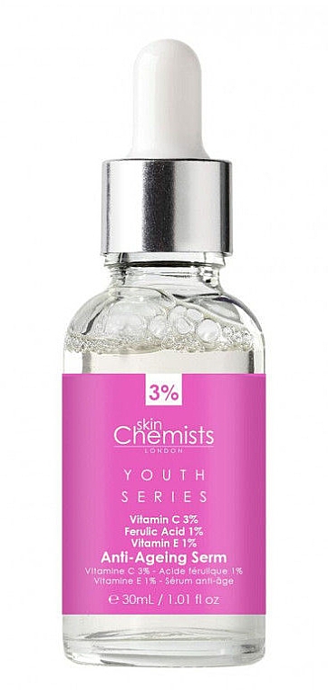 Serum przeciwstarzeniowe do twarzy - Skin Chemists Youth Series Anti-Ageing Serum — Zdjęcie N1