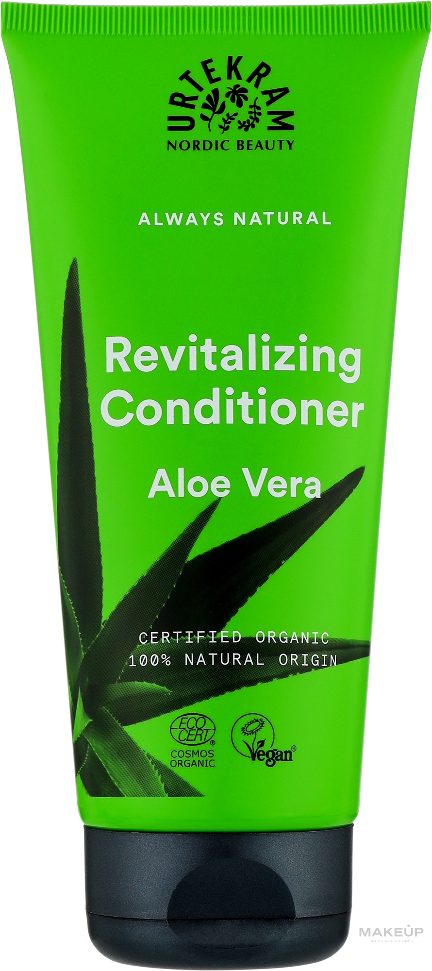 Organiczna odżywka regenerująca do włosów Aloes - Urtekram Organic Aloe Vera Conditioner — Zdjęcie 180 ml