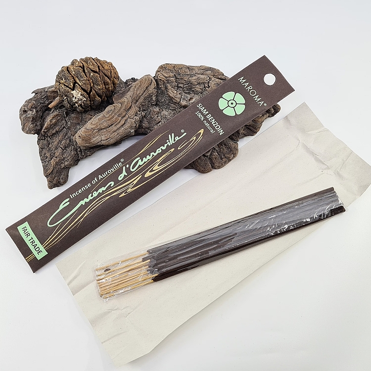 Kadzidełka Benzoes syjamski - Maroma Encens d'Auroville Stick Incense Siam Benzoin — Zdjęcie N4