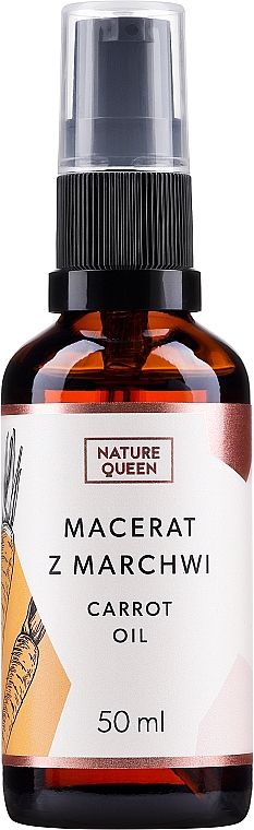 Macerat z marchwi - Nature Queen Carrot Seed Oil — Zdjęcie N1