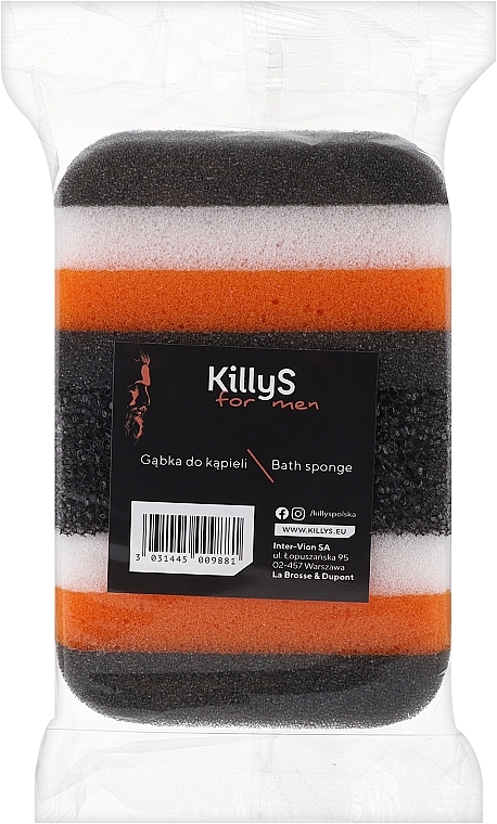 Gąbka do kąpieli dla mężczyzn - KillyS For Men — Zdjęcie N1