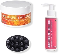 Kup Zestaw - Hillary Anti-Cellulite Fire (scr/200 g + oil/100 ml + soap/100 g)