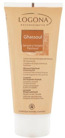 Oczyszczający krem-pasta do skóry tłustej - Logona Mineral Cleansers Rhassoul Patchouli Cleansing Gel — Zdjęcie N1
