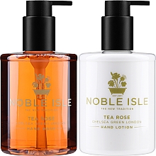 Noble Isle Tea Rose - Zestaw (h/soap/250ml + h/lot/250ml) — Zdjęcie N2