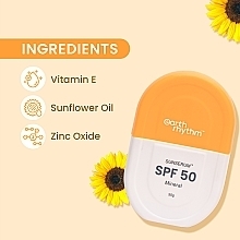 Mineralne serum do opalania SPF 50 - Earth Rhythm Mineral Sunserum SPF 50 — Zdjęcie N2